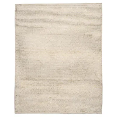 Pre-owned Schumacher Cirrus Rug In Ivory, 8x10' In Sand