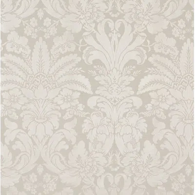 Schumacher Colette Linen/silk Damask Fabric