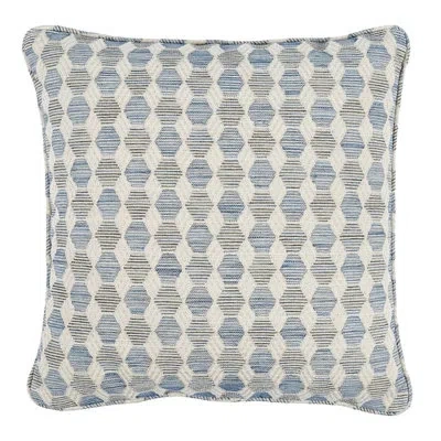 Schumacher Coquina Pillow In Blue