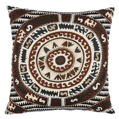Schumacher Corfu Pillow In Black