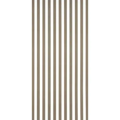 Schumacher Edwin Stripe Medium Wallpaper In Brown