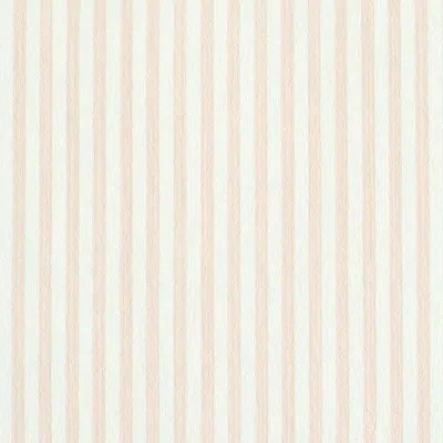 Schumacher Edwin Stripe Narrow Wallpaper In Blush