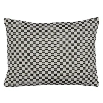 Schumacher Elkhart Pillow In Black Geometric