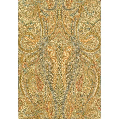 Schumacher Emile Cachemire Wallpaper In Spice