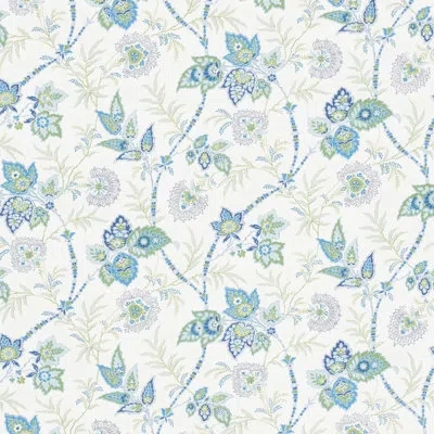Schumacher Emperor's Vine Wallpaper In Peacock