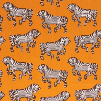 Schumacher Faubourg Fabric In Orange
