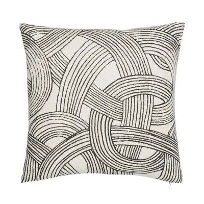 Schumacher Freeform Pillow In Black