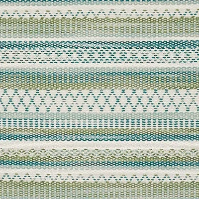 Schumacher Fremont Indoor/outdoor Fabric In Green,blue,beige