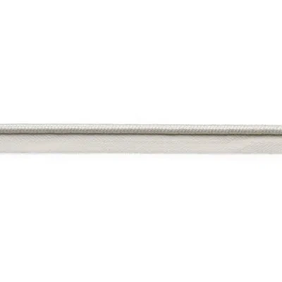 Schumacher Gustave Silk Lip Cord Medium In Ivory
