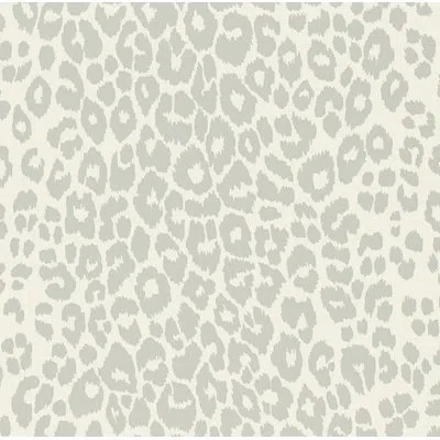 Schumacher Iconic Leopard Wallpaper In Cloud