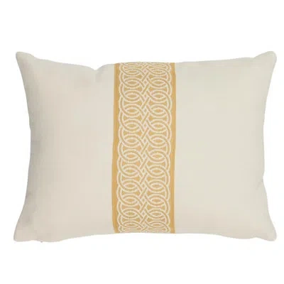 Schumacher Infinito Pillow In Buttercup