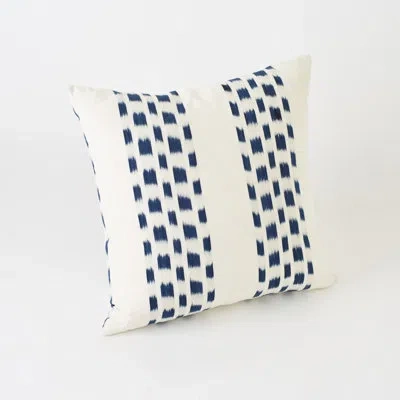 Schumacher Izmir Stripe Pillow In Blue