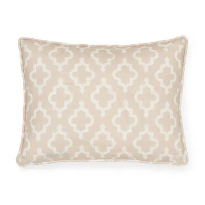 Schumacher Jake Rectangular Linen Pillow Cover & Insert