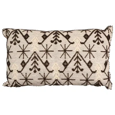 Schumacher Kara Floor Pillow In Black