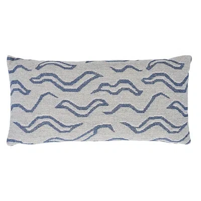 Schumacher Kata Pillow In Denim