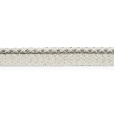 Schumacher Keaton Lip Cord Indoor/outdoor In Ivory