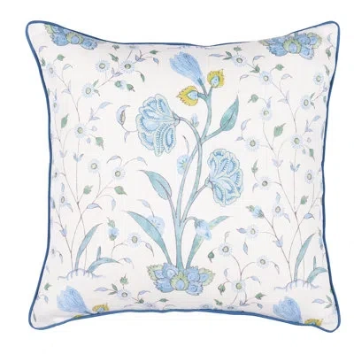 Schumacher Khilana Floral Pillow In Purple
