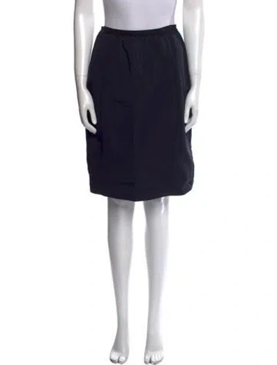 Pre-owned Schumacher Knee-length Skirt In Black