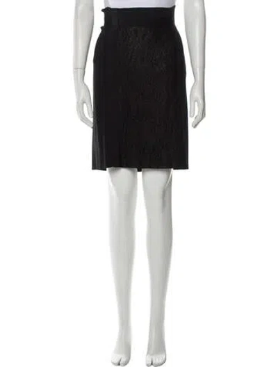 Pre-owned Schumacher Knee-length Skirt In Black