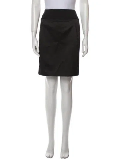 Pre-owned Schumacher Knee-length Skirt In Black