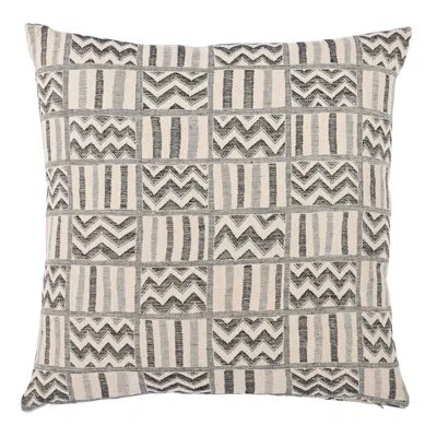 Schumacher Kudu Stripe + Kudu Pillow In Black