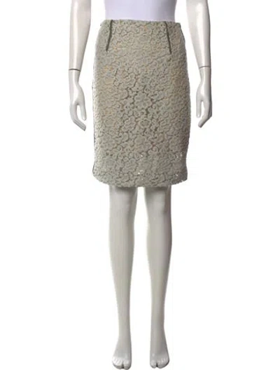 Pre-owned Schumacher Lace Pattern Mini Skirt In Multicolor