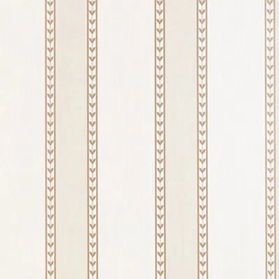 Schumacher Lansdowne Strie Stripe Wallpaper In Limestone