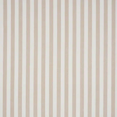 Schumacher Linen Stripe Wallpaper In Sand