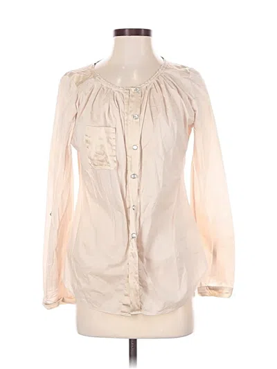 Pre-owned Schumacher Long Sleeve Blouse In Ivory
