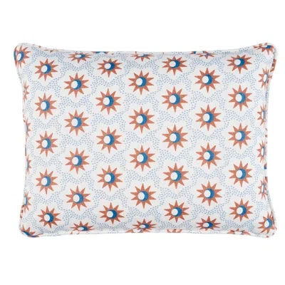 Schumacher Lucie Pillow In Light Blue