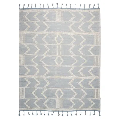 Pre-owned Schumacher Malta French Knot 9' X 12' Rug In Sky In Gray