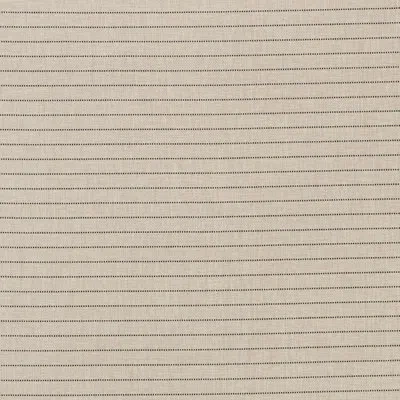 Schumacher Manning Stripe Indoor/outdoor Fabric In Black,natural