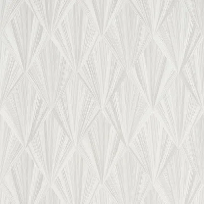 Schumacher Marquetry Wallpaper In Whitewash