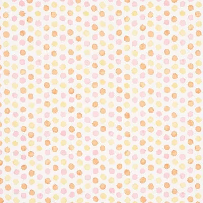 Schumacher Mini Bursts Wallpaper In Yellow,pink