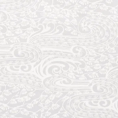Schumacher Mizu Wallpaper In Gray