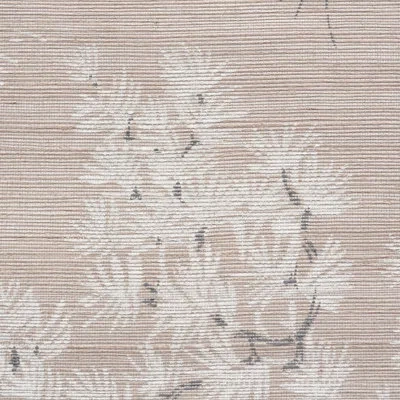 Schumacher Mori Sisal Wallpaper In Gray