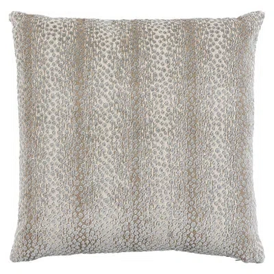 Schumacher Nakuru Linen Velvet Pillow In Blue