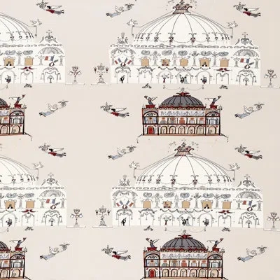 Schumacher Opera Fabric In Natural