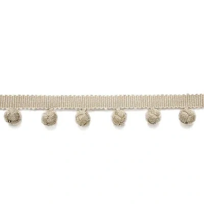 Schumacher Pierre Bobble Fringe In White