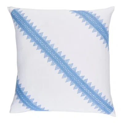 Schumacher Pizarra Pillow In Blue,white