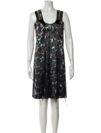 Pre-owned Schumacher Printed Mini Dress In Multicolor