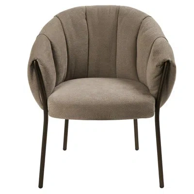 Schumacher Puffin Dining Chair In Zinc