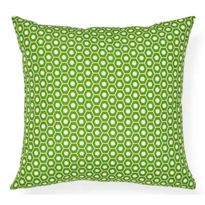 Schumacher Queen Bee Ii Indoor/outdoor Throw Pillow In Green