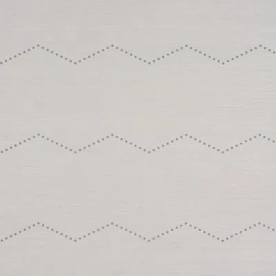 Schumacher Rivet Stripe Sisal Wallpaper In Gray