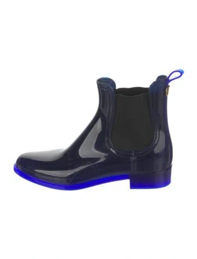 Pre-owned Schumacher Rubber Rain Boots In Blue
