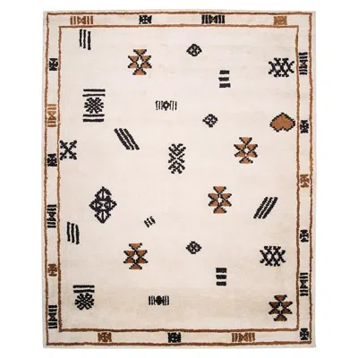 Pre-owned Schumacher Samsun 9' X 12' Morrocan Wool Rug In Carbon In Sand