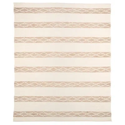 Schumacher Sequoia Stripe Jute Rug In Natural