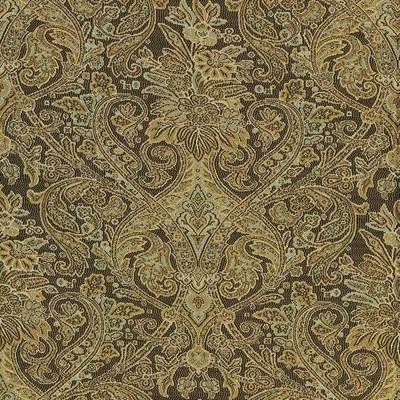 Schumacher Sinclair Paisley Fabric In Java