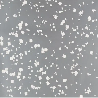 Schumacher Snow Wallpaper In Sterling