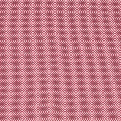 Schumacher Soho Weave Fabric In Rasberry